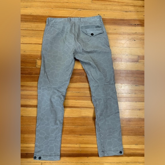 Stone Island Vintage Tactical Gray Pattern Chino Pants Made in Italy Size 30 - Picture 5 of 9